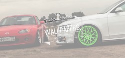 Wallpaper: Duo Mazda MX-5 & Audi A4 B8 Wallpaper: Duo Mazda MX-5 & Audi A4 B8